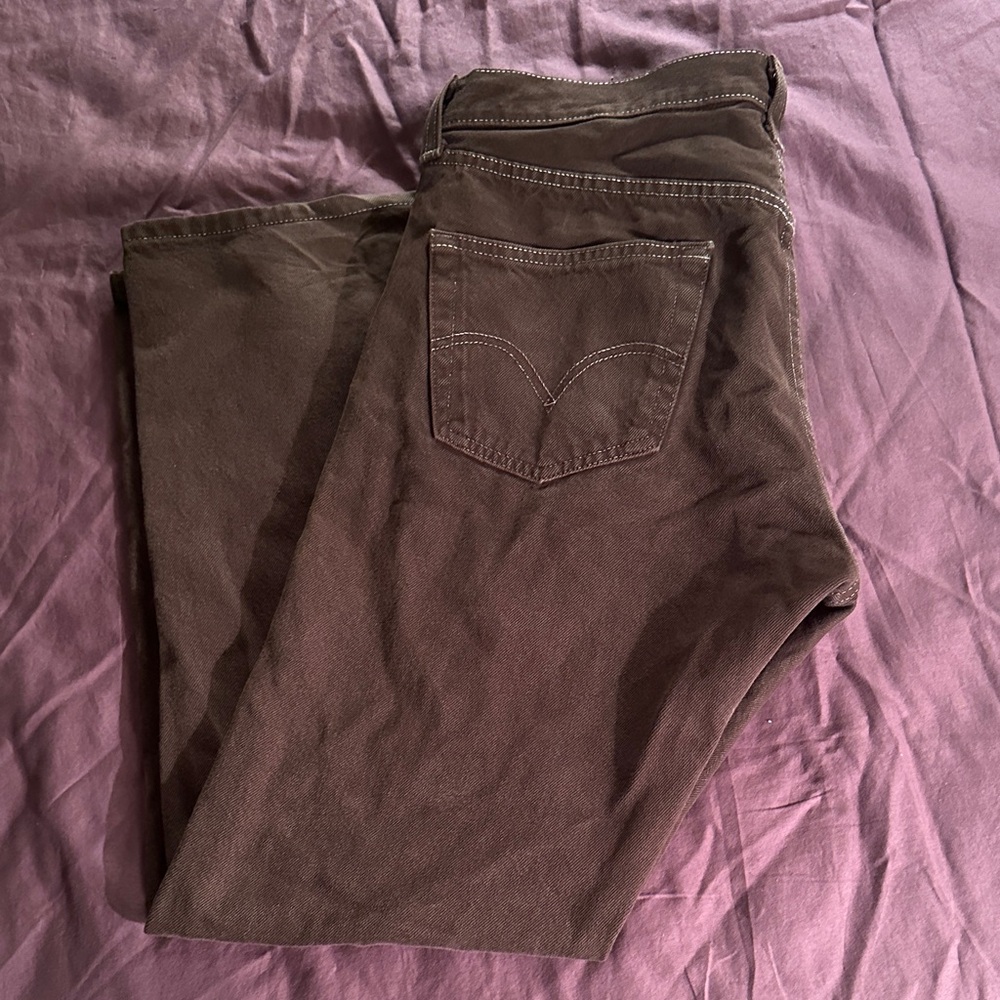 Men’s Levi’s 501 Brown Jeans - 32 x 29